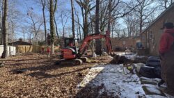 Sewer line replacement process step one