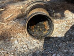 Sewer line replacement process step three