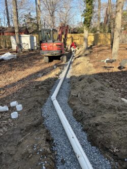 Sewer line replacement process step six