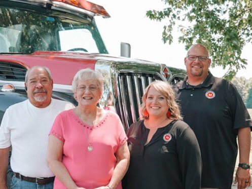 Miller's Services founders, a mom and pop business